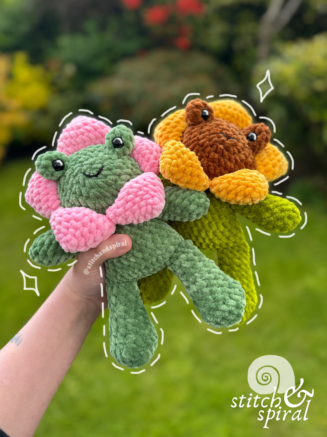 Pattern Testing the Cosiest Cottagecore Frog!