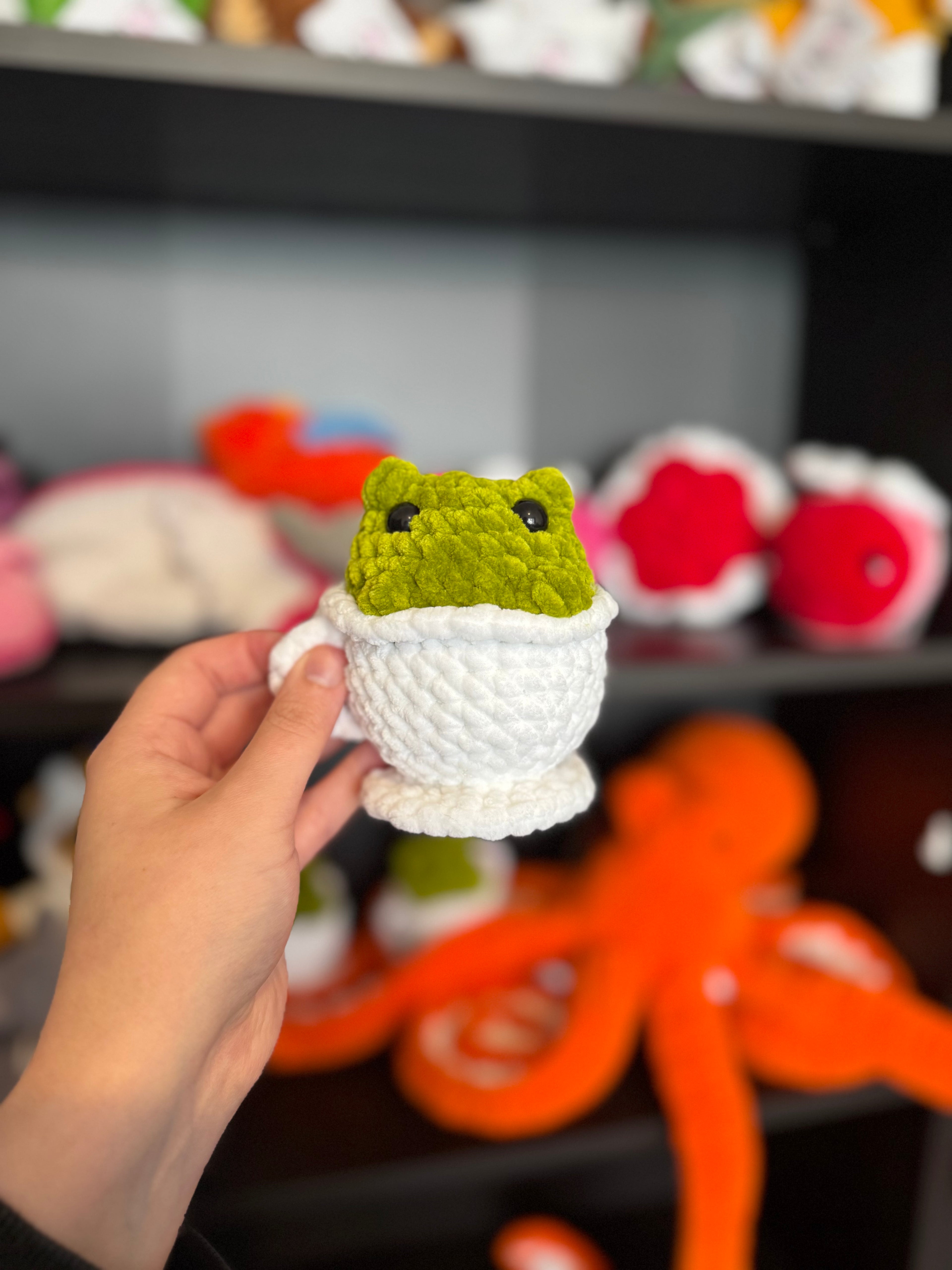 Froguccino Crochet Plush