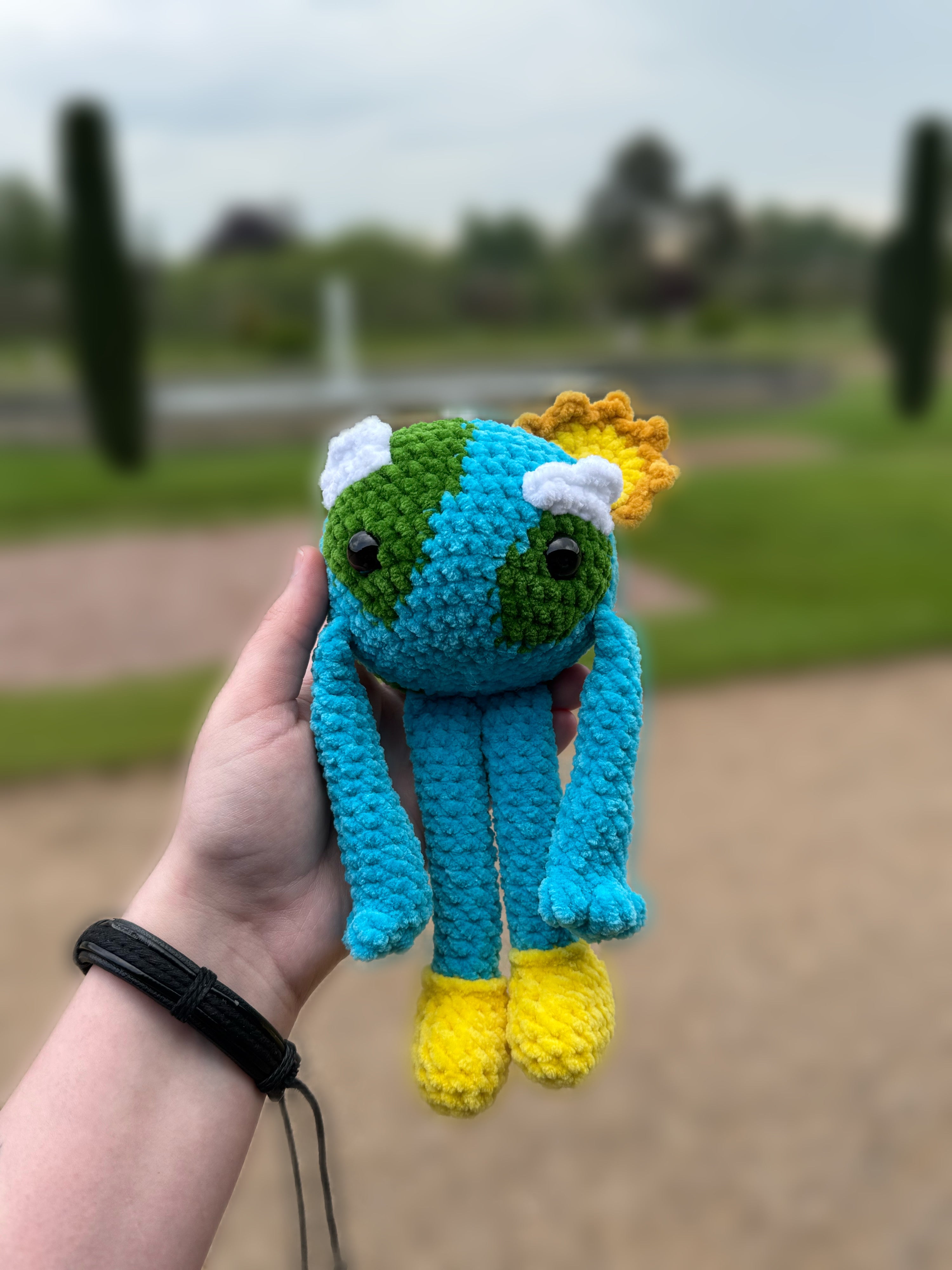Pebble the Floppy Earth Crochet Plush