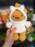 Unicorn Hoodie Bear Crochet Plush